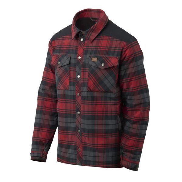 Рубашка Winter Warden Helikon, цвет Slate Crimson Plaid