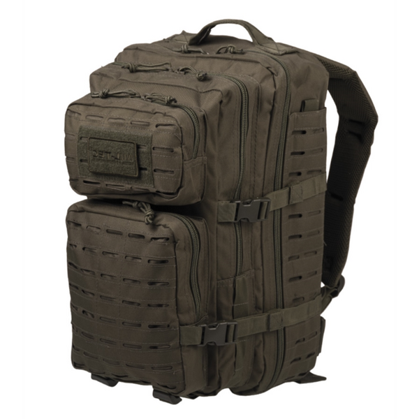 Рюкзак US ASSAULT LG LASER CUT Mil-Tec, цвет Olive