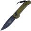 Складной нож Microtech LUDT DLC сталь M390, рукоять Olive Drab Aluminum
