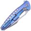 Складной нож Rike Knife Thor5 сталь M390, рукоять Blue Ti
