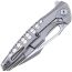 Складной нож Rike Knife Thor5 сталь M390, рукоять Gray Ti