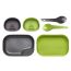 Набор посуды Wildo CAMP-A-BOX®  DUO LIGHT, цвет LIME/GREY