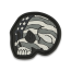 Патч Stars and Stripes Skull Maxpedition Swat