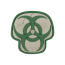 Патч BIOHAZARD SKULL  Maxpedition